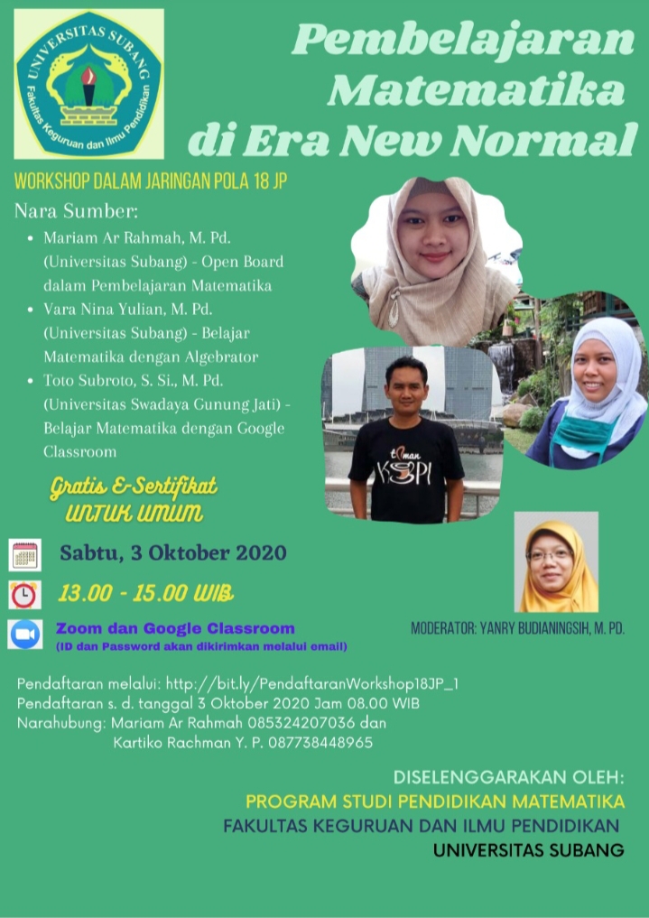 Pembelajaran Matematika di Era New Normal