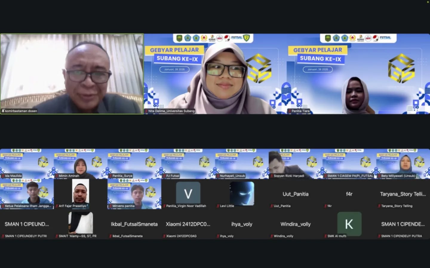 FKIP Universitas Subang Gelar Pembukaan Gebyar Pelajar Subang (GPS) ke-IX Se-Jawa Barat  Subang