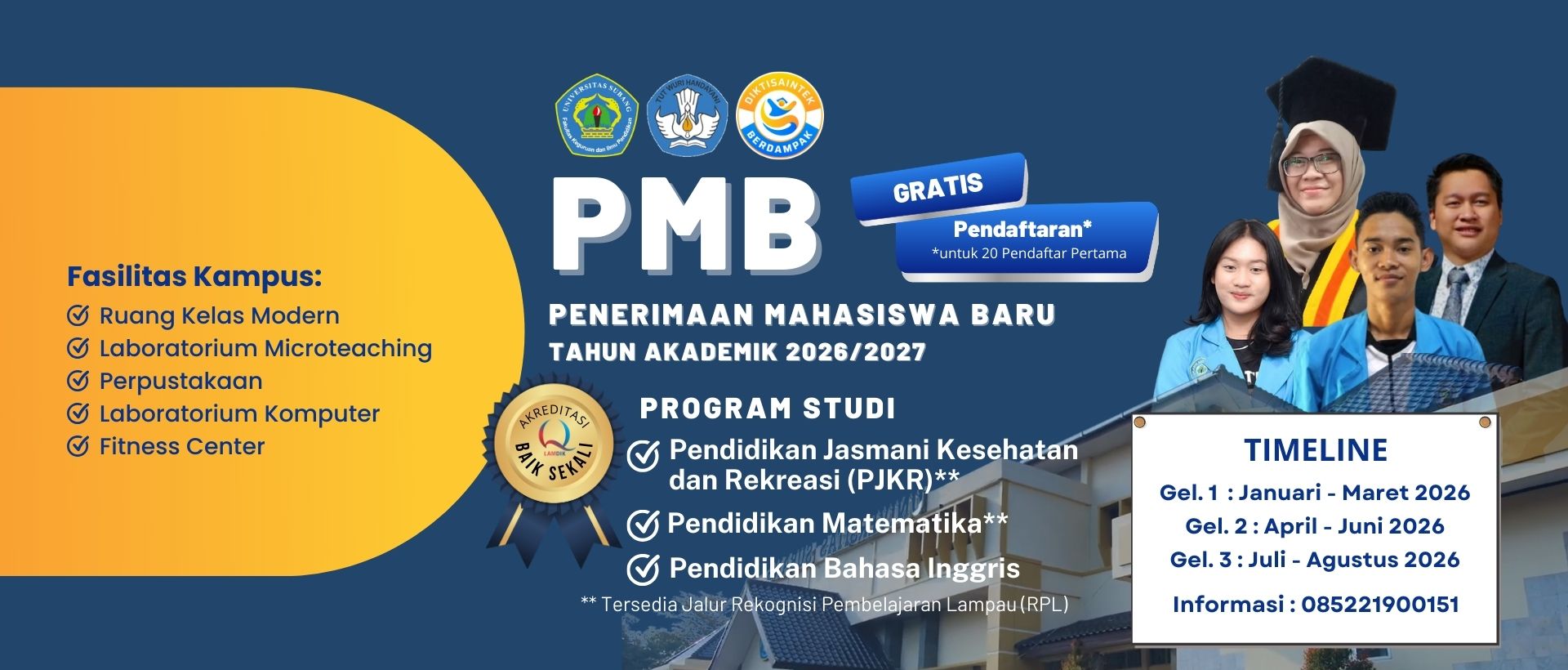 PMB lagi